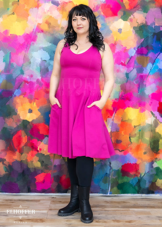 Essential Virgo Dress - Doll Pink Ponte