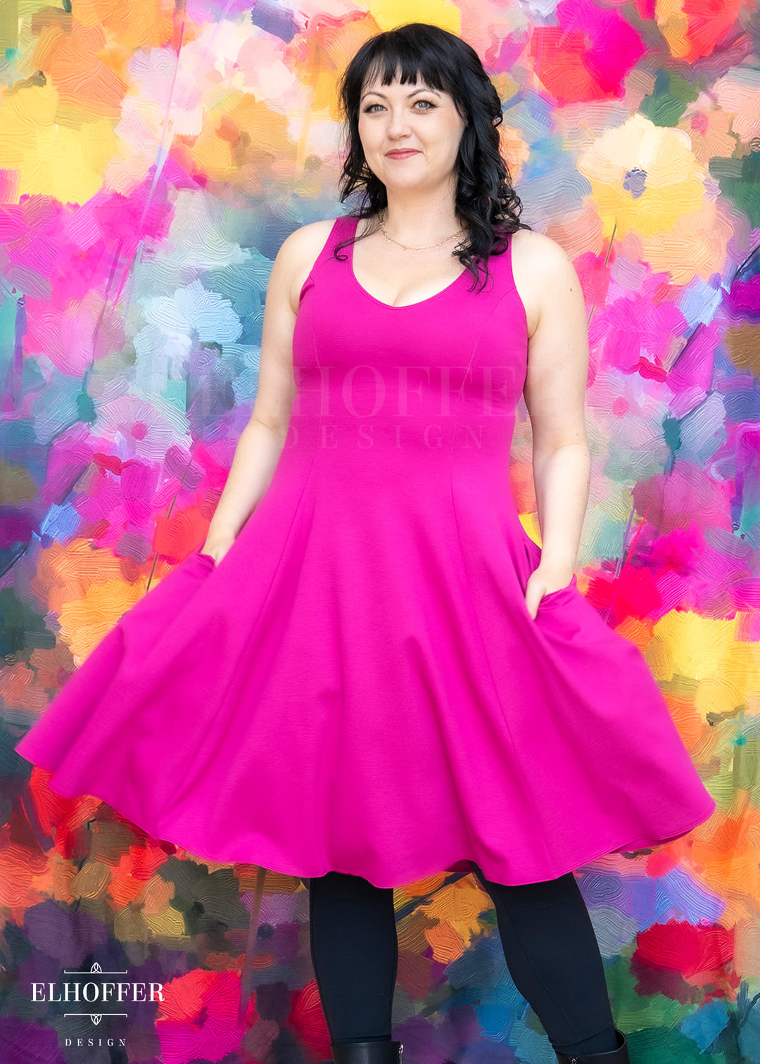 Essential Virgo Dress - Doll Pink Ponte