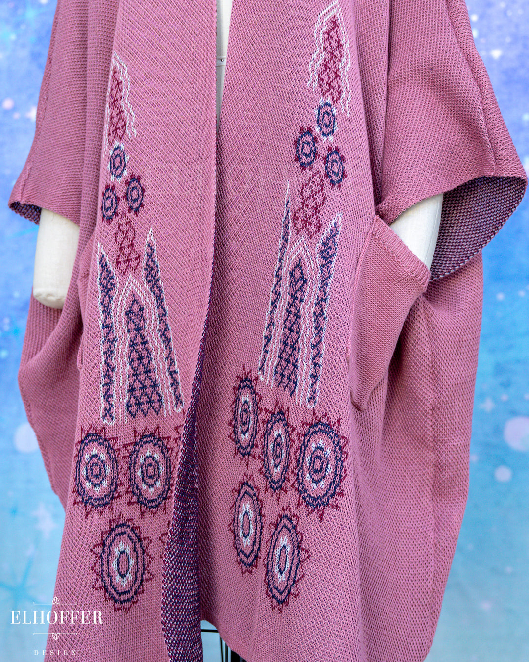 Galactic Princess in the Clouds Robe - Dusty Pink
