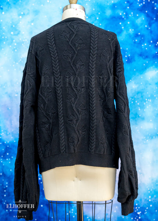 Elevensies Oversize Cardi - Wraith Black