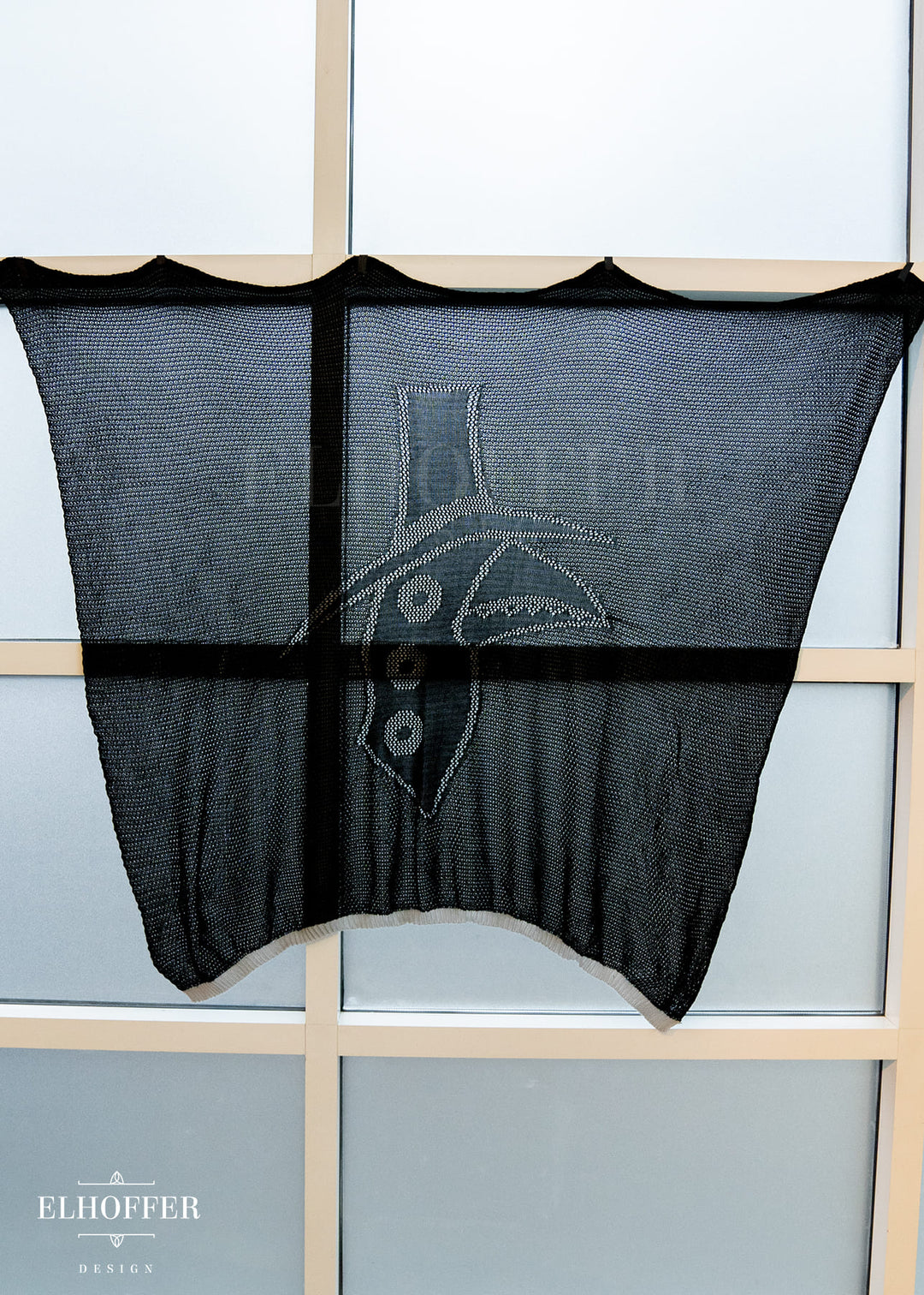Remnant Raw Blanket - Sassie Magpie Dolman Knit Panel