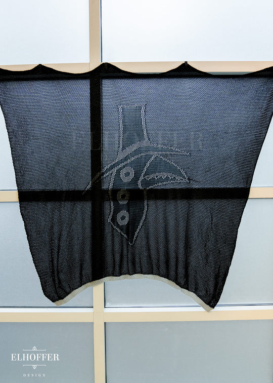 Remnant Raw Blanket - Sassie Magpie Dolman Knit Panel