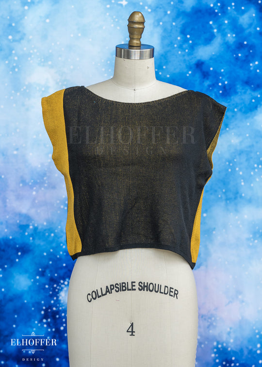 Handmade Boatneck Crop - Gifted Claws Stripe - Better for Smaller Sizes