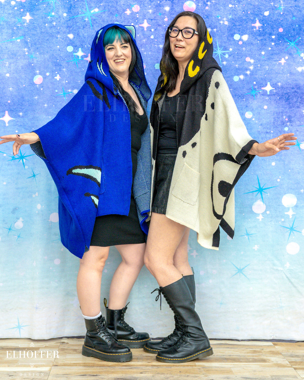 Alteration Add-On: Converting Knit Ponchos to Robes