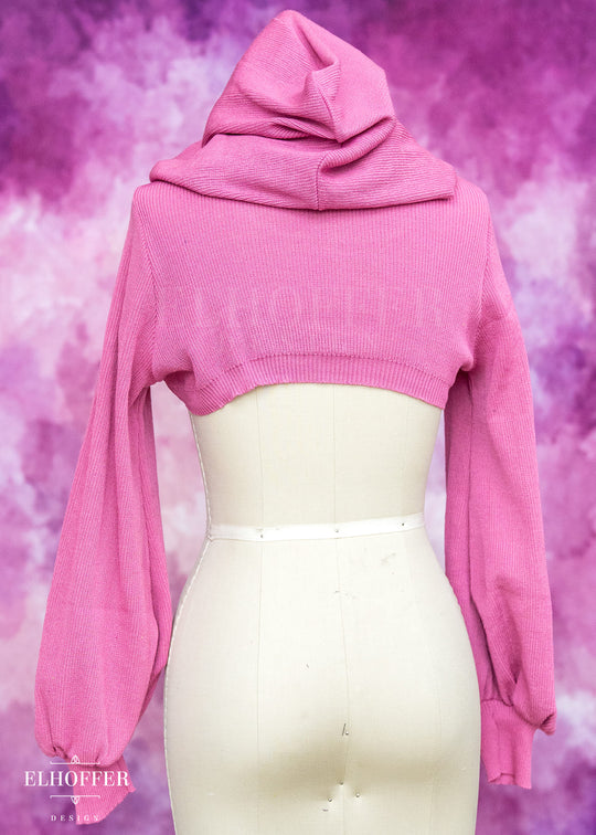 Essential Capricorn Crop Hoodie - Perfectly Pink