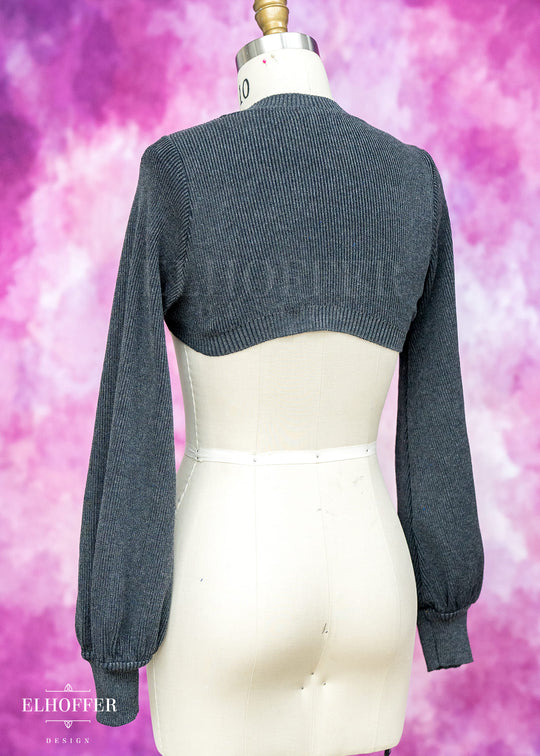 Essential Capricorn Crew Crop - Heathered Charcoal