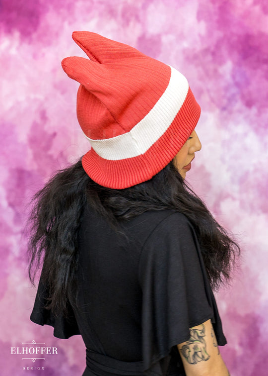 Lightweight Relaxed Fit Kitty Beanie - Galactic Rebellion Orange