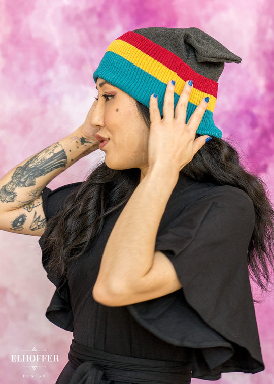 Lightweight Relaxed Fit Kitty Beanie - Interstellar Prodigy