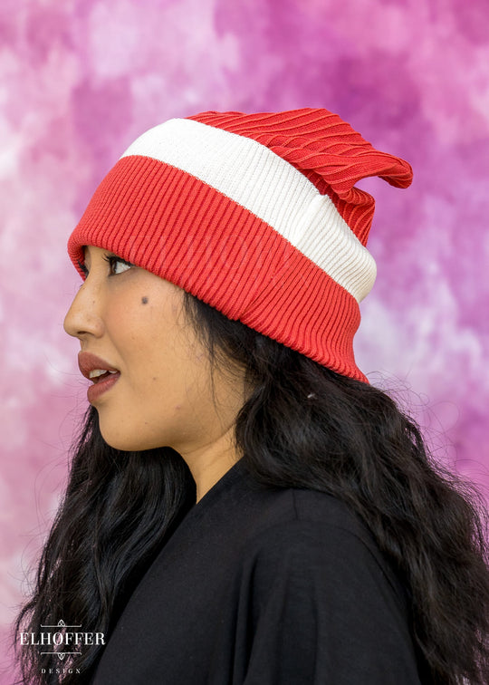 Lightweight Relaxed Fit Kitty Beanie - Galactic Rebellion Orange