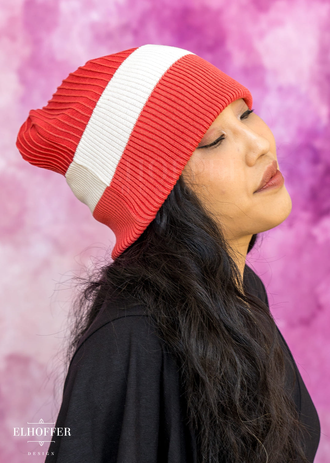 Lightweight Relaxed Fit Kitty Beanie - Galactic Rebellion Orange