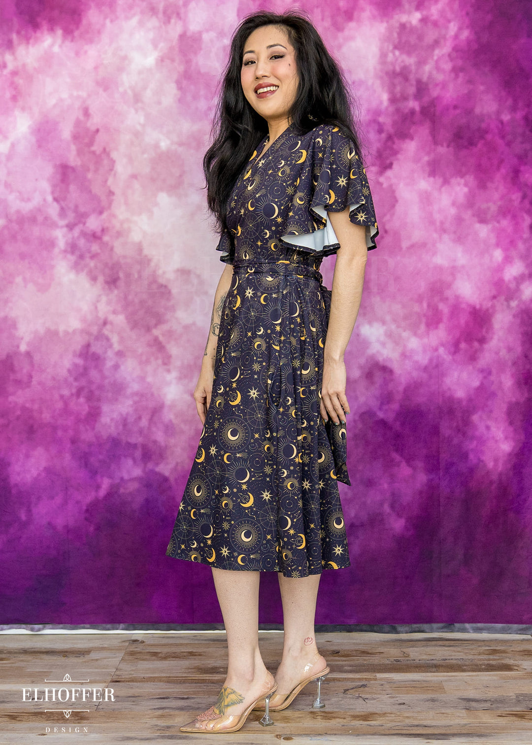 Essential Luisa Wrap Dress - Celestial Magic