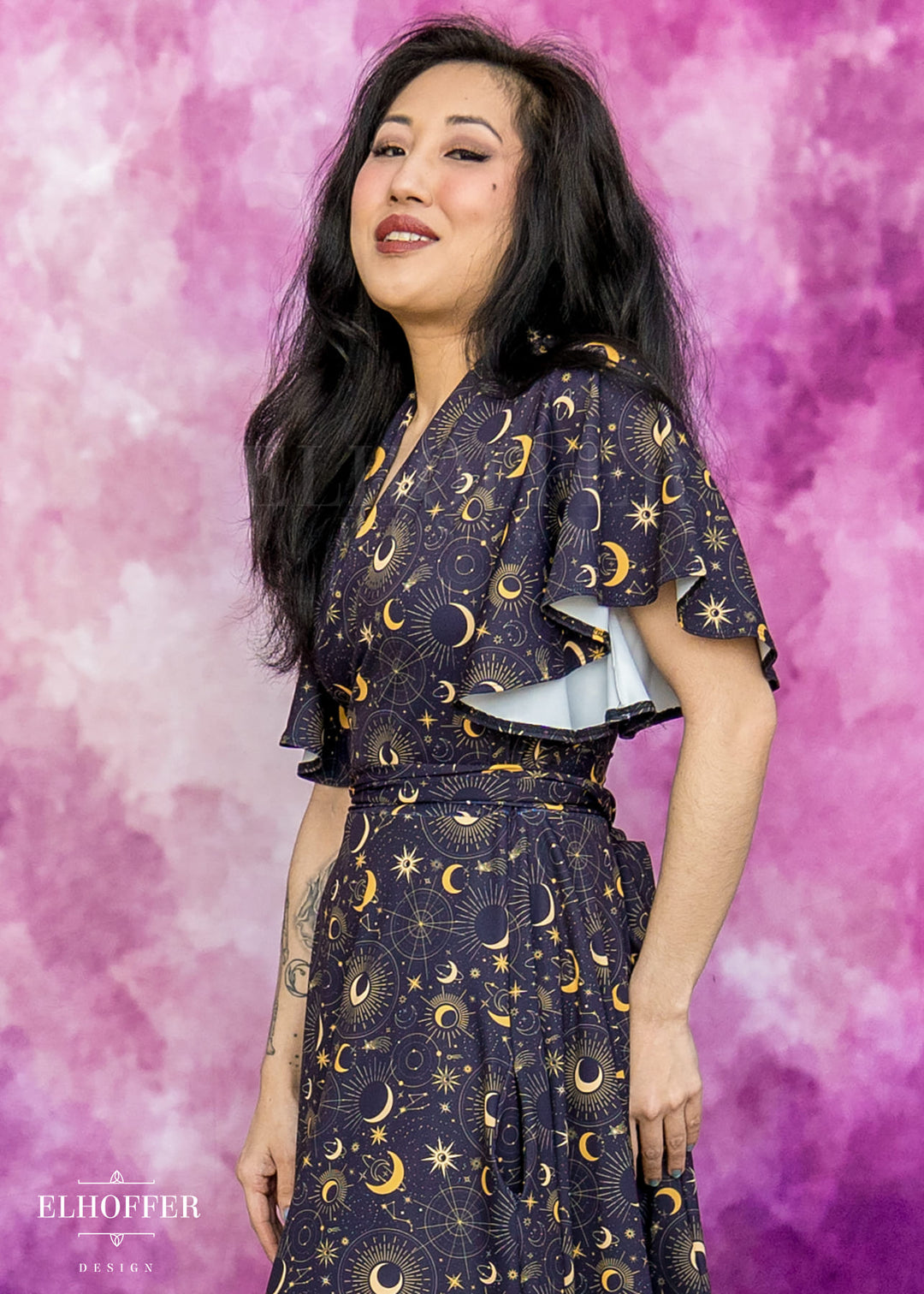 Essential Luisa Wrap Dress - Celestial Magic