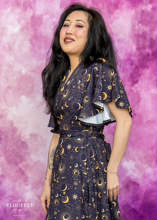 Essential Luisa Wrap Dress - Celestial Magic