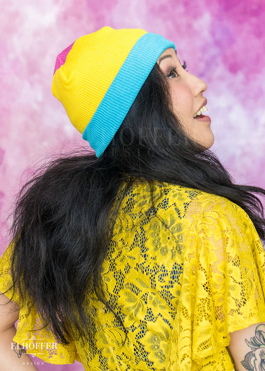 Pan Pride Ribbed Beanie