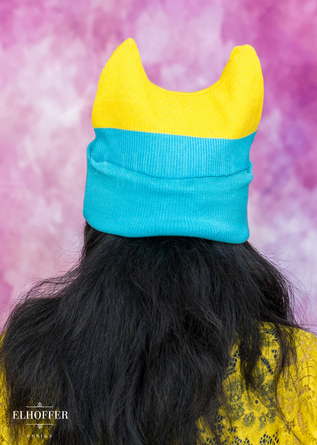 Pan Pride Ribbed Cat Ear Beanie