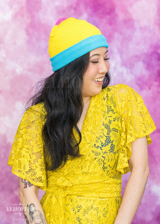 Pan Pride Ribbed Beanie