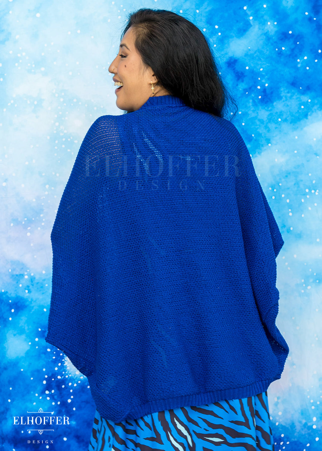 Essential Knit Dolman - Twin Flame Cobalt