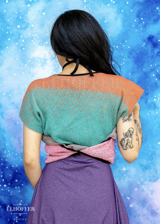 Handmade Sherbert Ombre Wrap Top