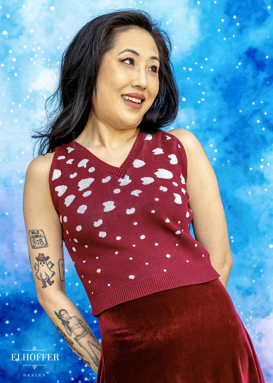 Essential Cher Crop Top - Forest Mushroom