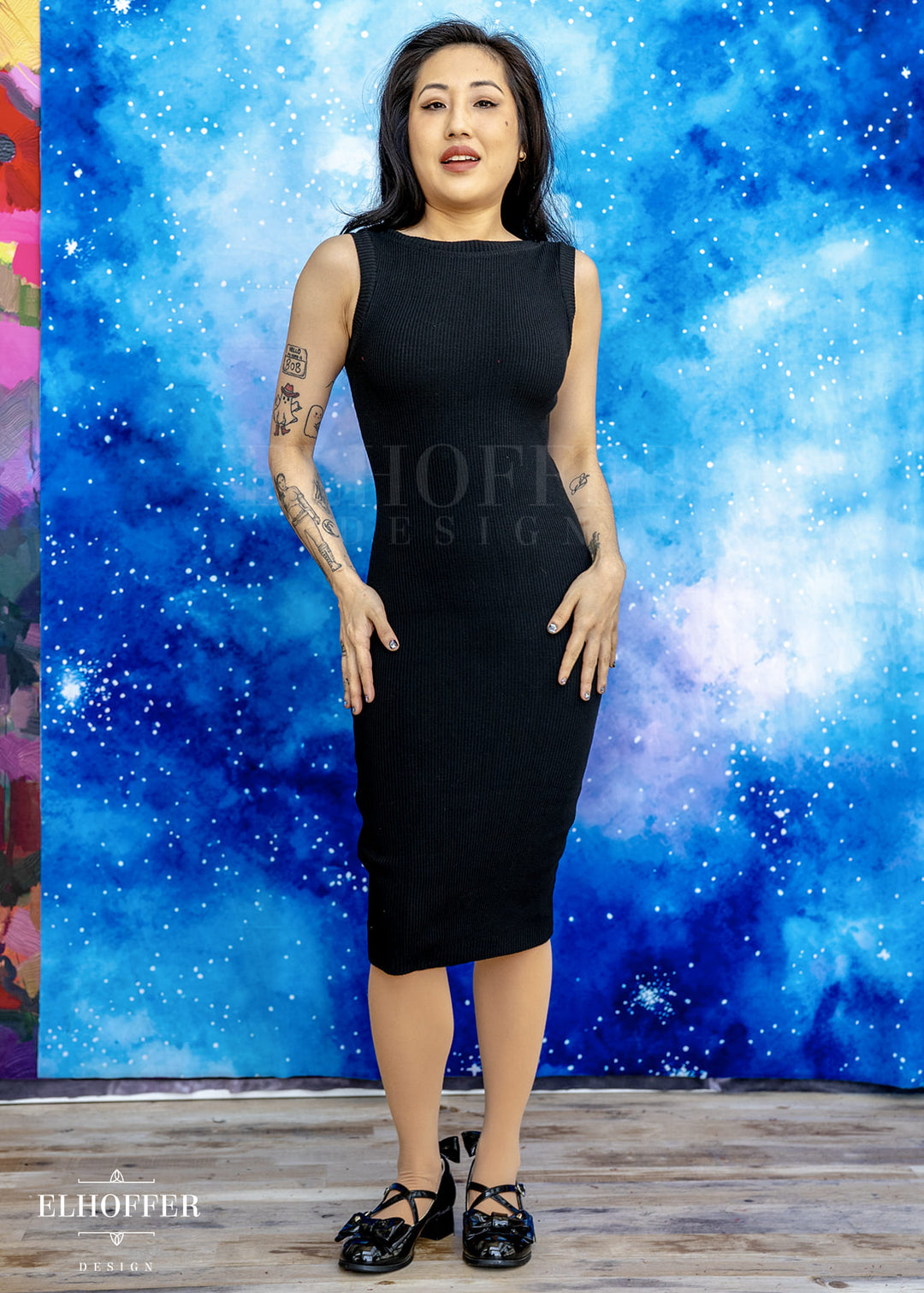 Essential Pisces Dress - Black