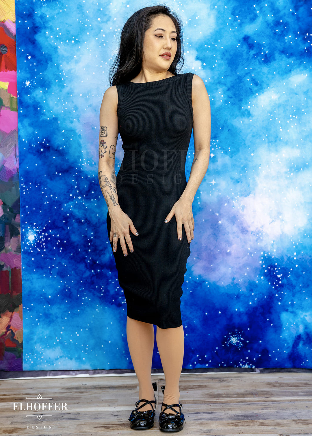 Essential Pisces Dress - Black