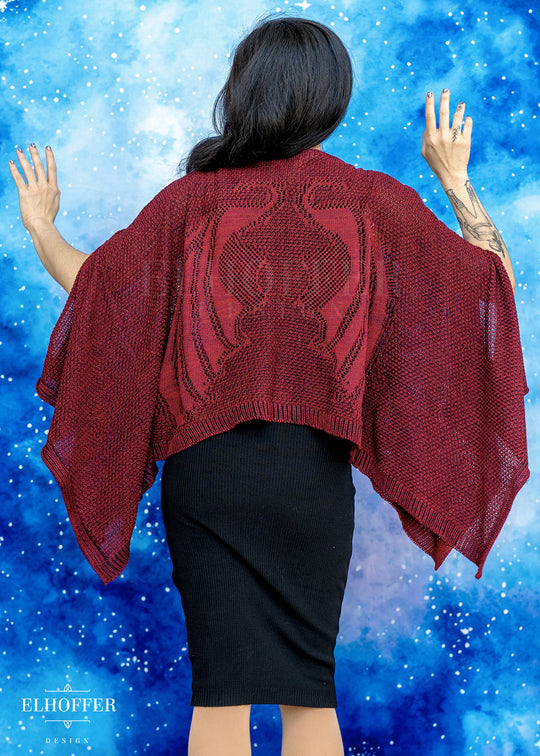 Essential Handmade Goddess Triple Tacked Top - Dragonwing Blood Red