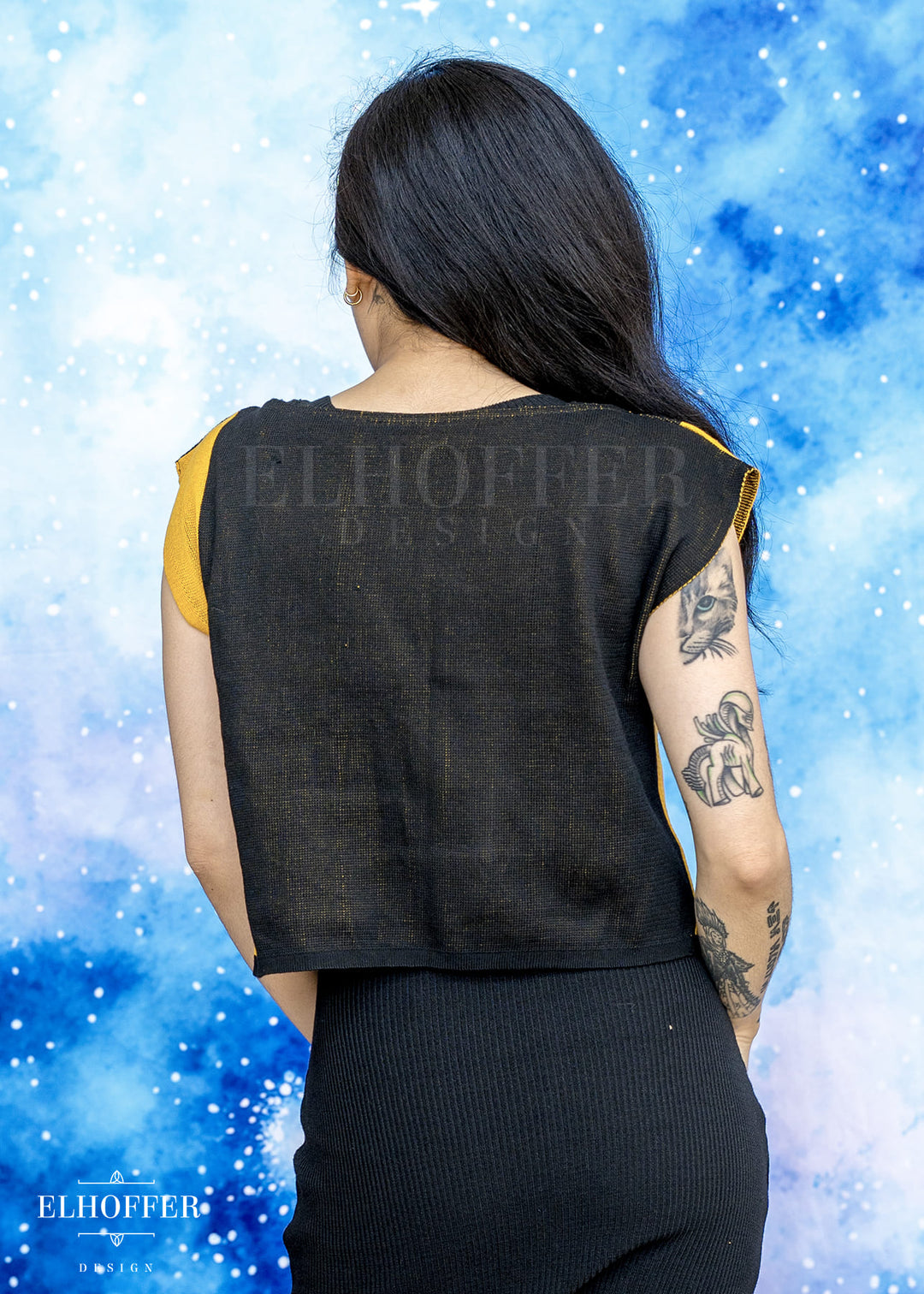 Handmade Boatneck Crop - Gifted Claws Stripe - Better for Smaller Sizes