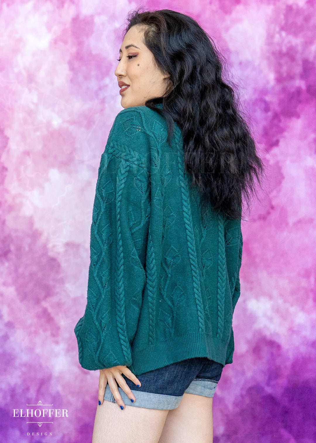 Elevensies Oversize Cardi - Fangorn Green