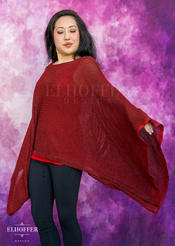 PREORDER - Essential Endora Cape Top - Blood Red