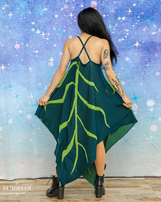 PREORDER - Pixie Tank Leaf Knit Dress - Select Your Color
