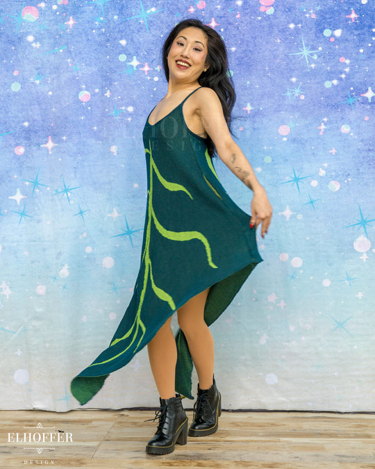 PREORDER - Pixie Tank Leaf Knit Dress - Select Your Color