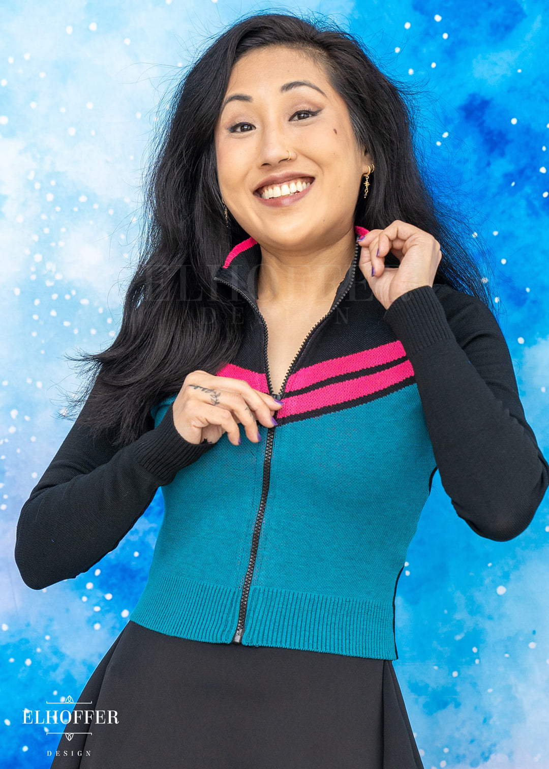 Ice Queen Coronation Zip Up Cardi