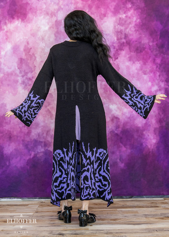 Demon Idol Unisex Sochangui Robe - Black & Purple