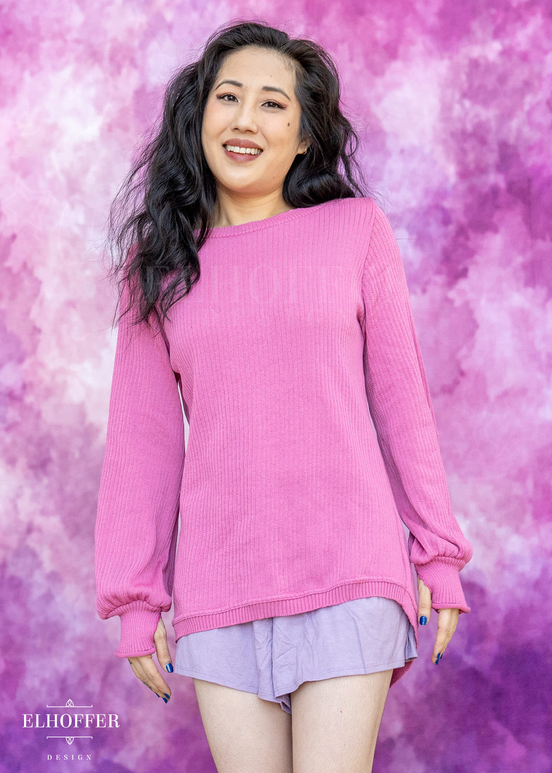 Essential Oversize Sweater - Pretty Pink