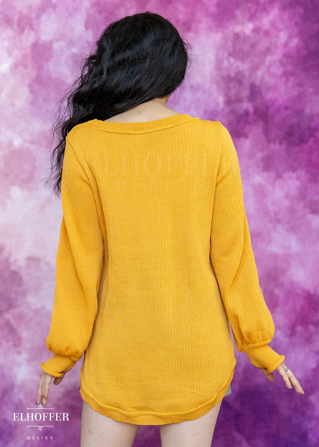 Essential Oversize Sweater - Mustard Gold