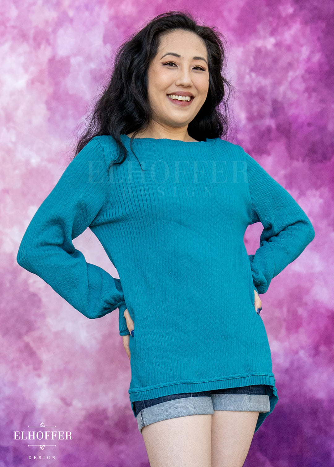 Essential Oversize Sweater - Runic Teal