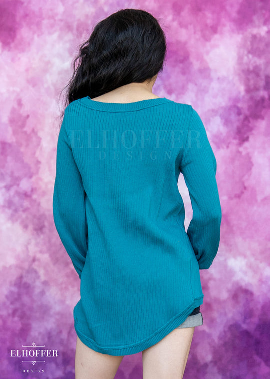 Essential Oversize Sweater - Runic Teal