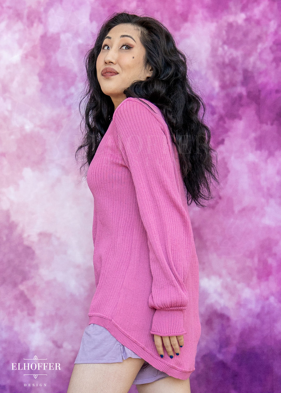 Essential Oversize Sweater - Pretty Pink
