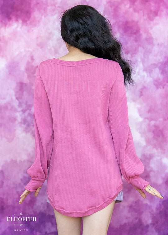 Essential Oversize Sweater - Pretty Pink