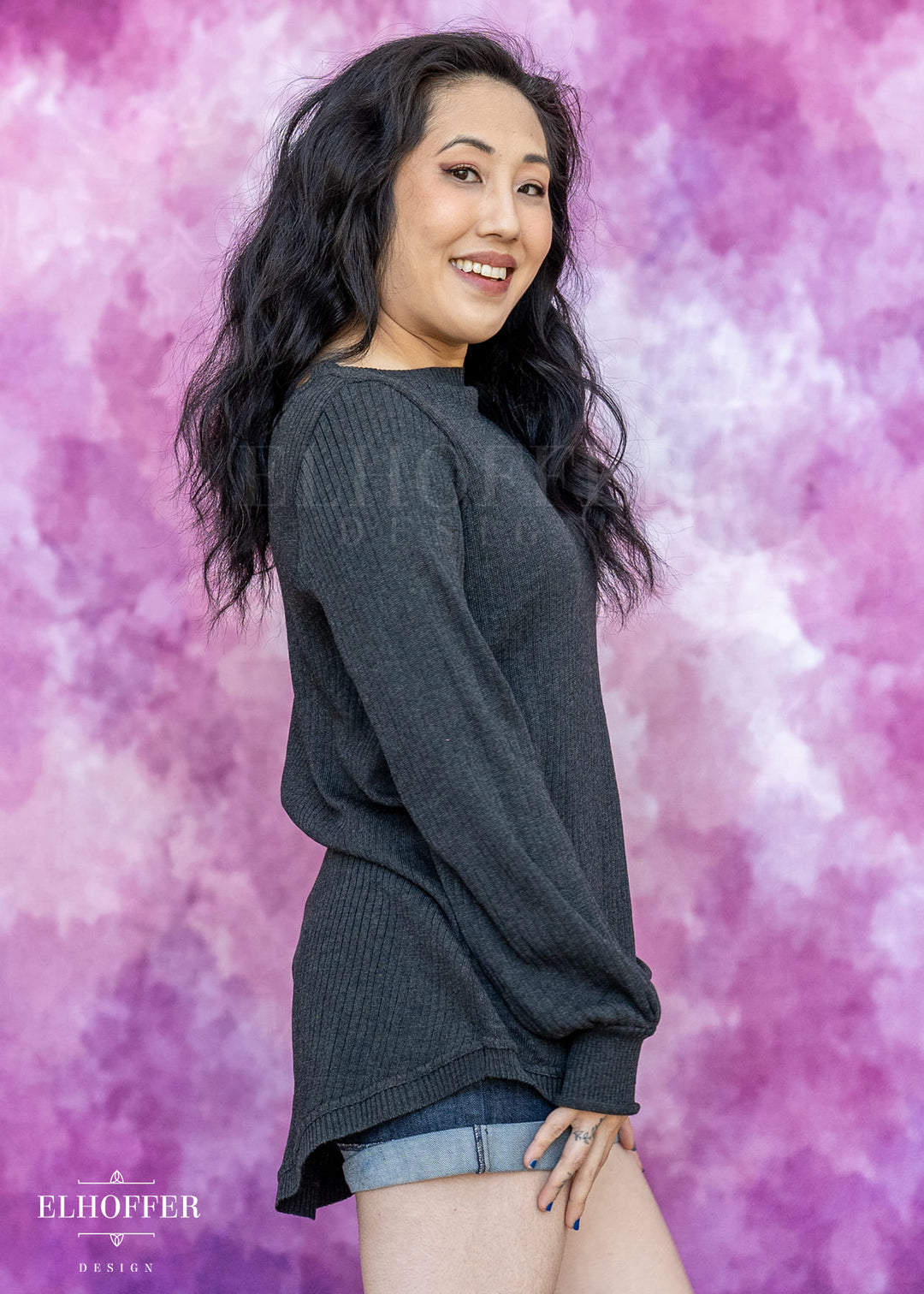 Essential Oversize Sweater - Charcoal Grey