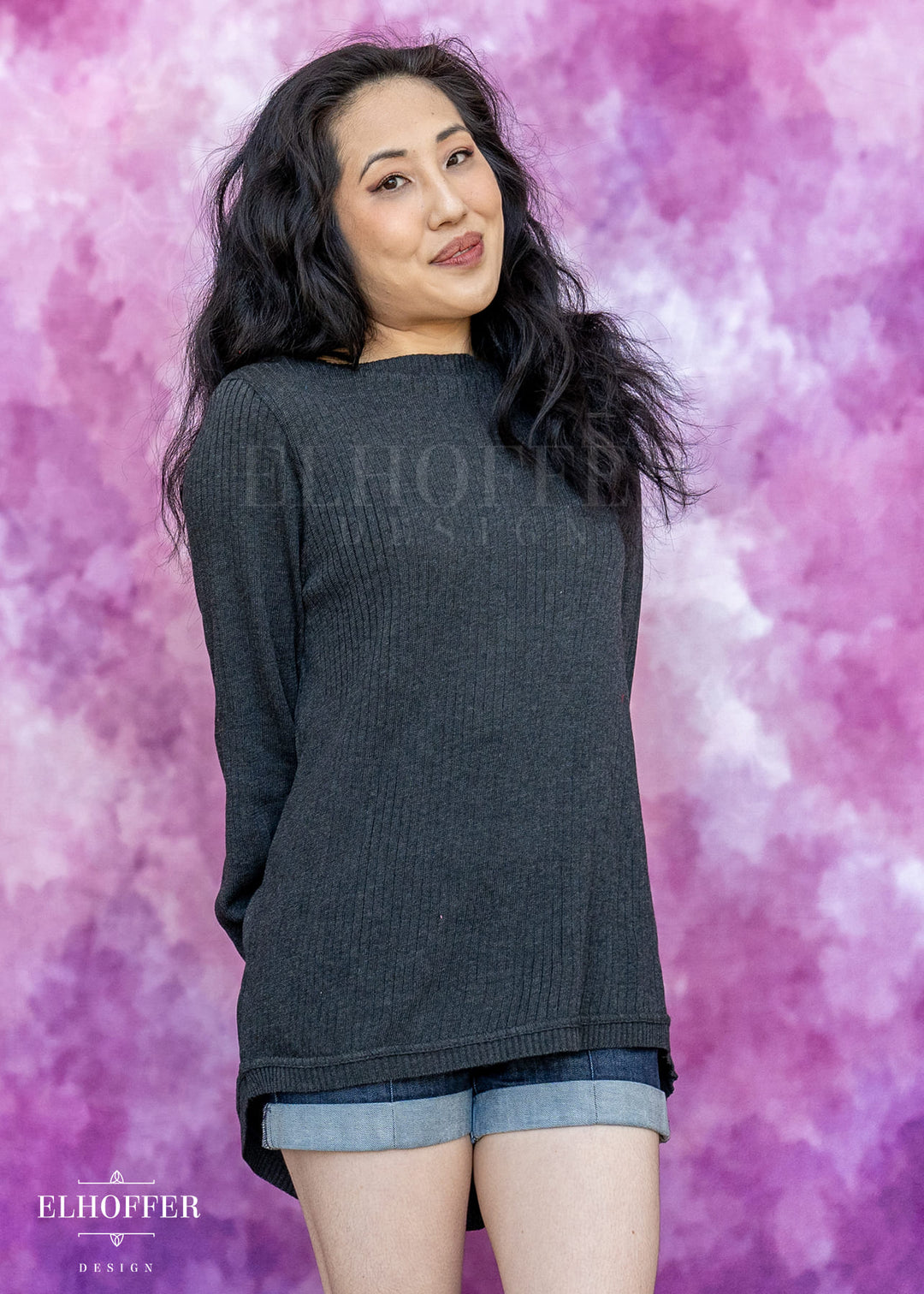 Essential Oversize Sweater - Charcoal Grey