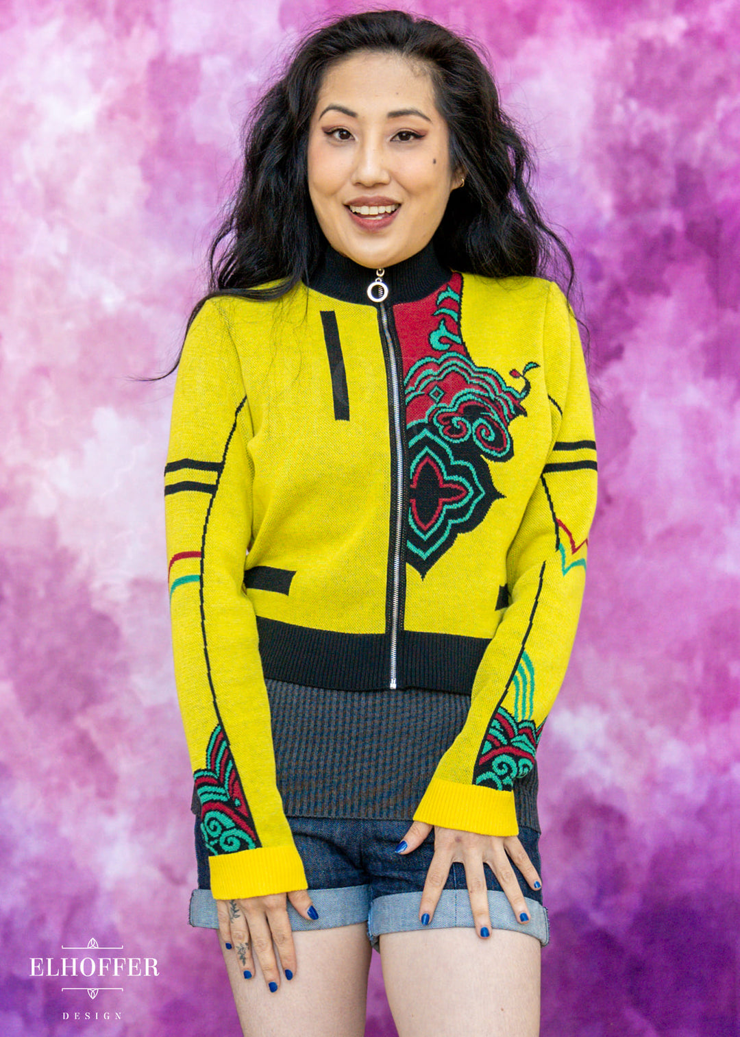 PREORDER - Popstar Royalty Zip Crop Cardi