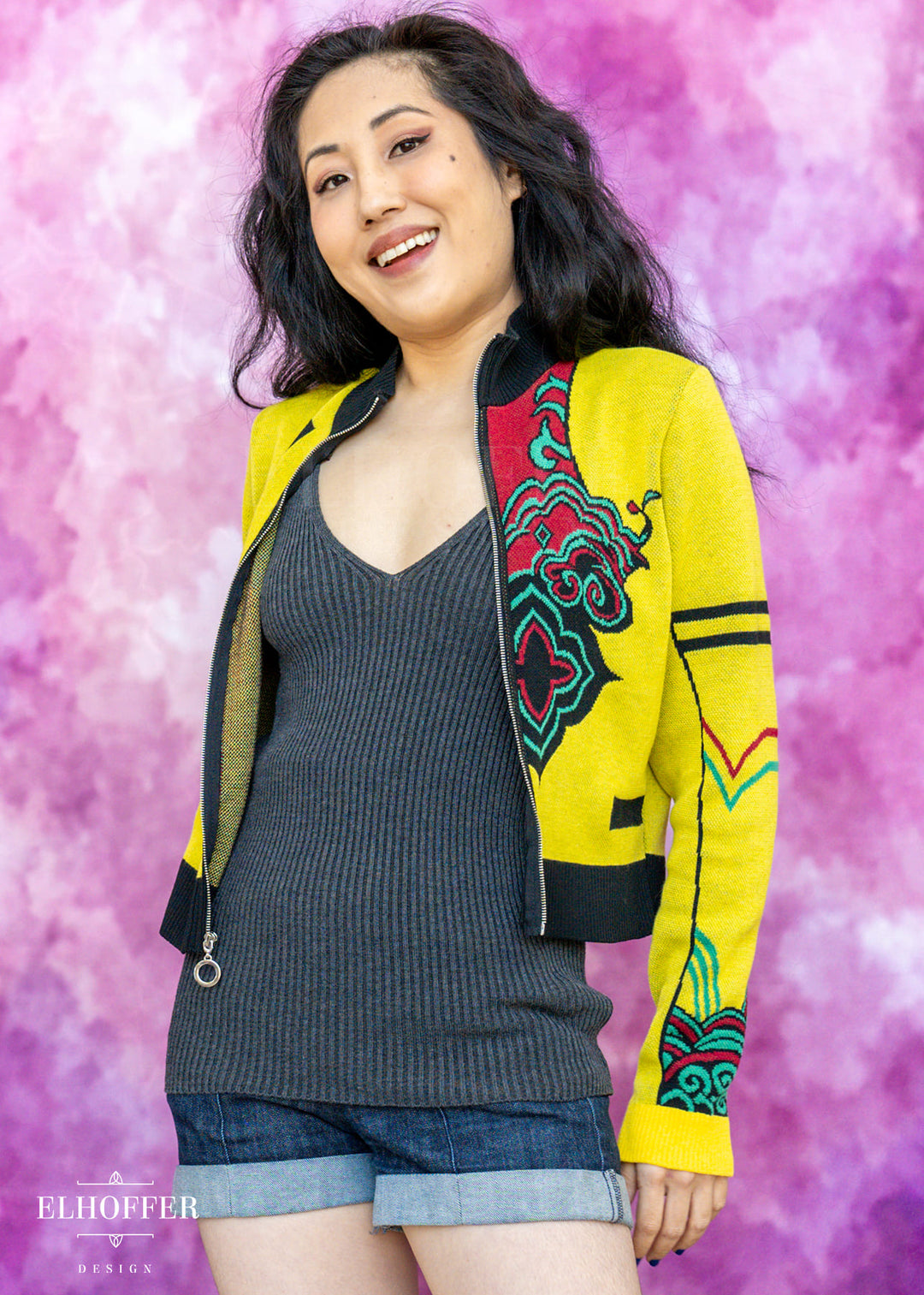 PREORDER - Popstar Royalty Zip Crop Cardi