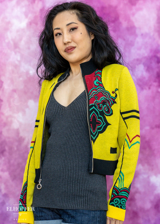 PREORDER - Popstar Royalty Zip Crop Cardi