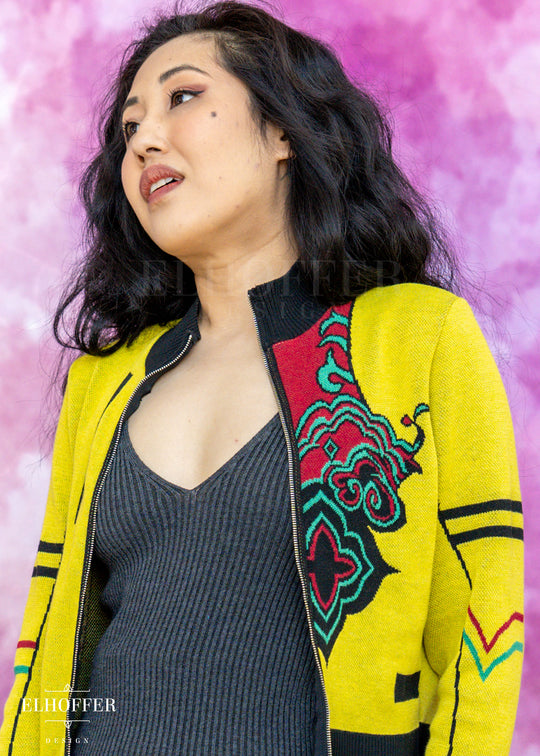 PREORDER - Popstar Royalty Zip Crop Cardi