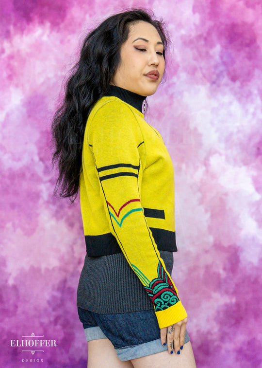 PREORDER - Popstar Royalty Zip Crop Cardi