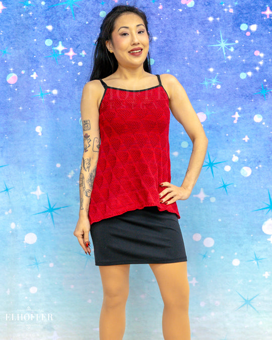 PREORDER - Interstellar Insignia Trapeze Tank - Command Red