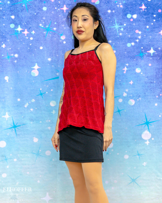 PREORDER - Interstellar Insignia Trapeze Tank - Command Red