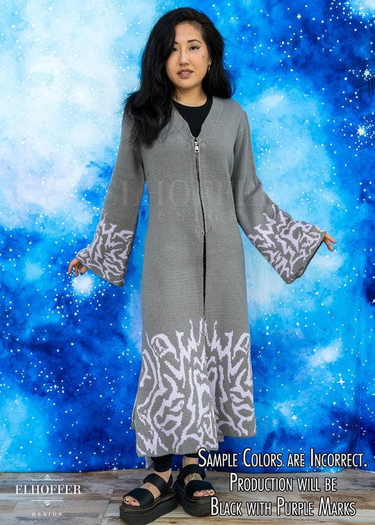 PREORDER - Demon Idol Unisex Duster - Black & Purple