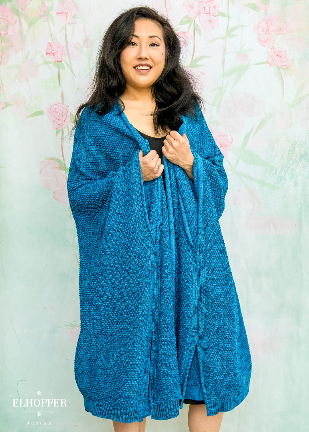 Fae of Night & Stars Knit Robe - Khaleesi Teal